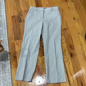 Talbots Newport Pant Striped Gray/blue and white striped Fabric.